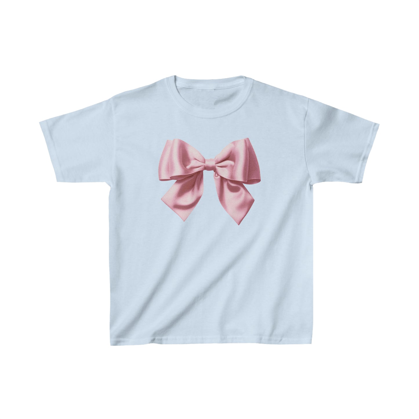 Pink Bow - baby tee