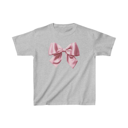 Pink Bow - baby tee