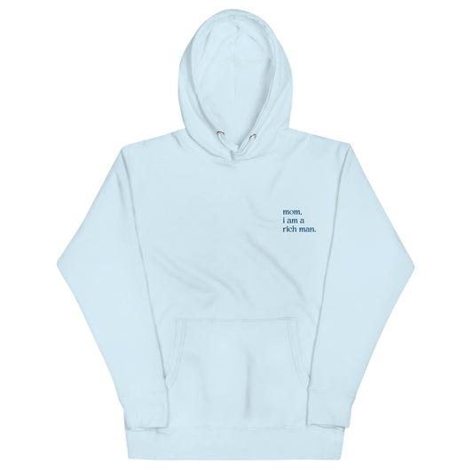 Rich Man - embroidered hoodie